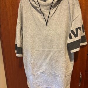 IVY PARK Light Gray Half-Zip Hoodie